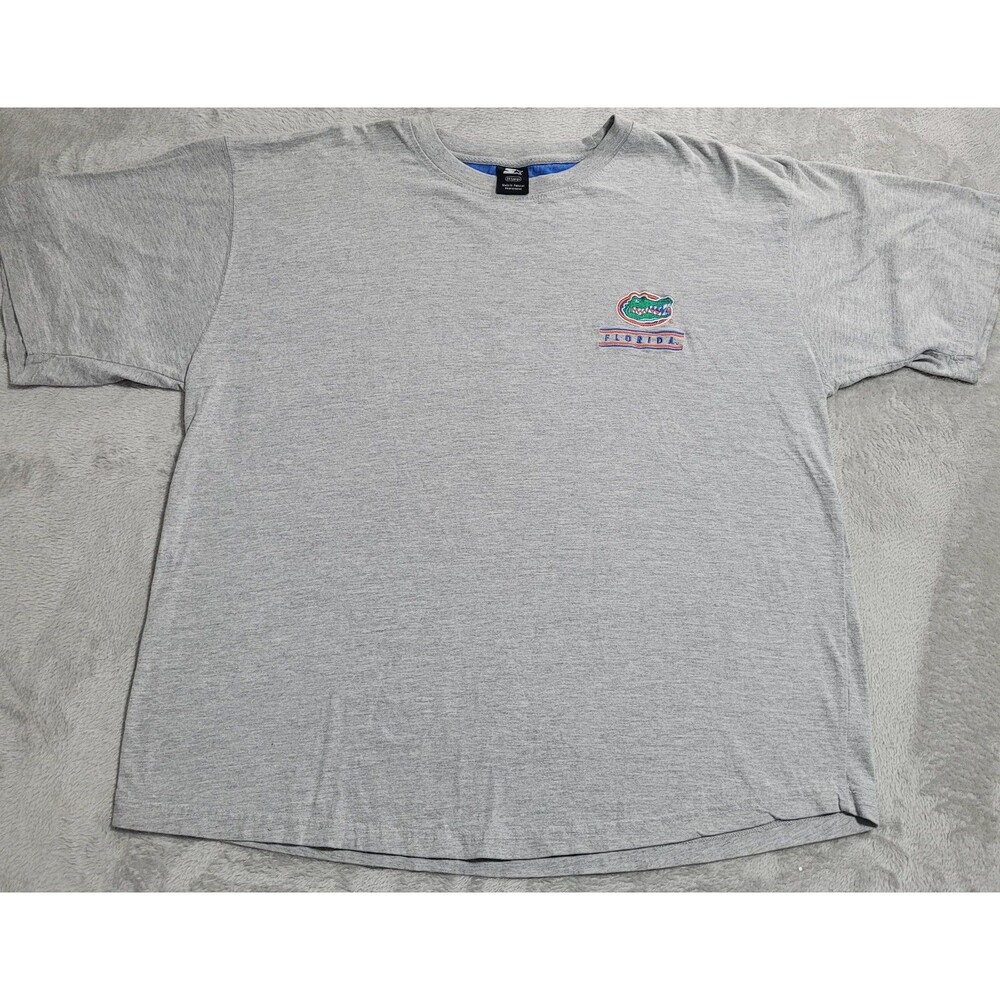 Vintage Florida Gators Starter Shirt Mens 2XL Gray NCAA Football Embroidered Tee